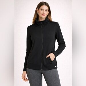 Zella Black Full Zip Performance Jacket Size S Athleisure